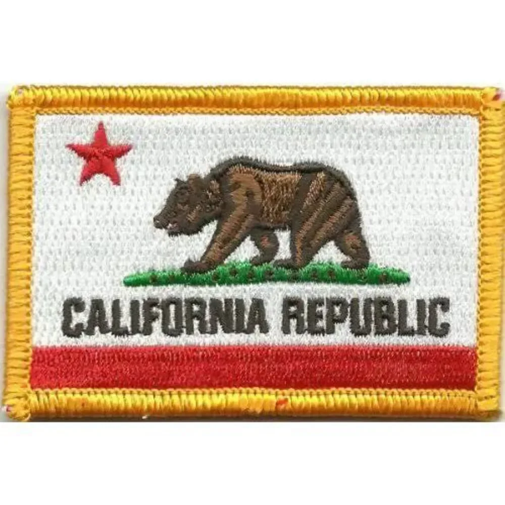 BuckUp Tactical Morale Patch Hook California Sacramento State Patches 3x2